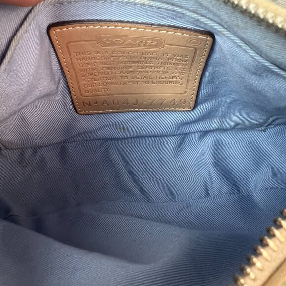 COACH 7749 SMALL PURSE Bag Demi Leather Vinatge Y2k - Picture 6 of 7